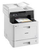 Brother MFCL8690CDW multifunksjon farge laserskriver med utskrift av et dokument