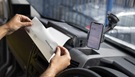 PJ 800 mobil skriver montert i bil