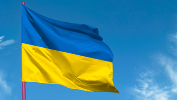 Ukrainsk flagg