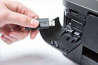 Brother DCPJ772DW printer med USB