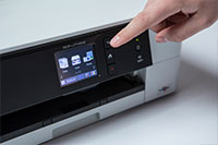 Brother DCPJ774DW printer berøringsskjerm